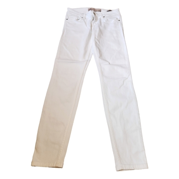 Guess Los Angeles power skinny low denim white jeans pants 27 - Picture 3 of 11